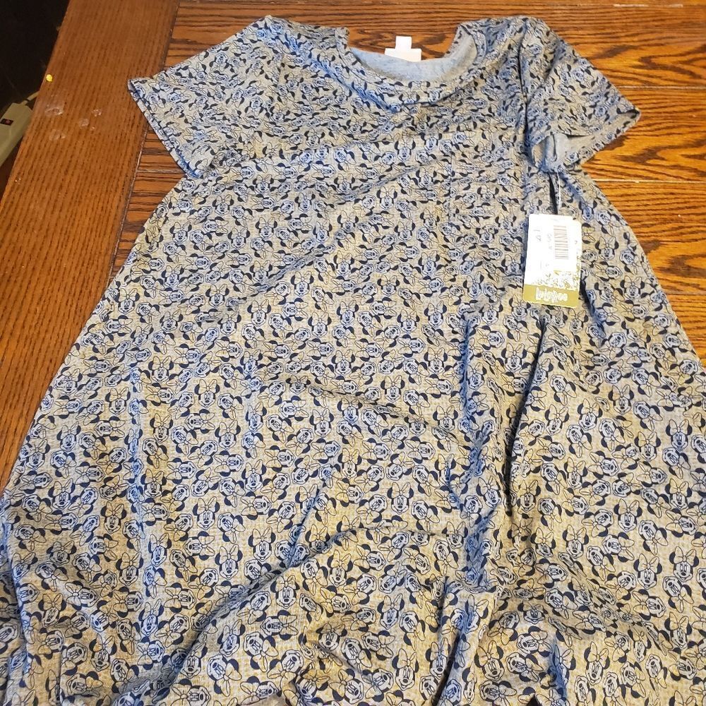 NWT lularoe minnie mouse carly dress Medium